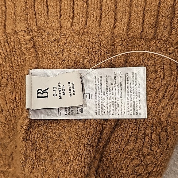 Baby Tan Beanie - size 0-12 - Picture 4 of 5